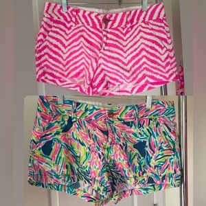 Lilly Pulitzer Lot of Walsh Shorts - size 8